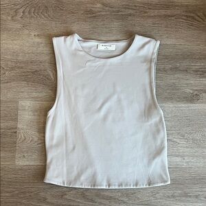 Babaton light grey contour top